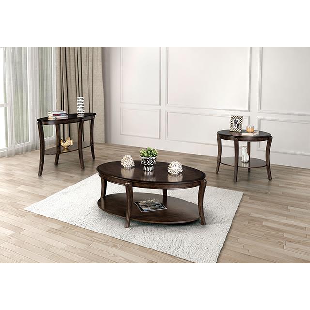  Furniture of America Orkdal FM40001BR-E End Table IMAGE 1