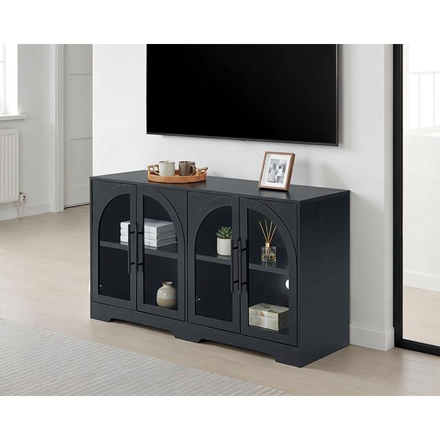  Furniture of America Halstead SL-AC8000BK-3A Console IMAGE 2