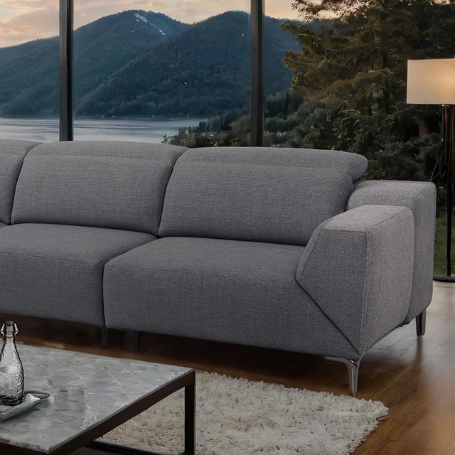  Furniture of America Melancton CM9933DG-SECT-PM Power Sectional IMAGE 1