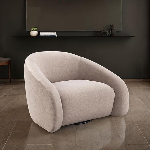  Furniture of America Kyria FM-AC6012BR-SW Swivel Chair IMAGE 1