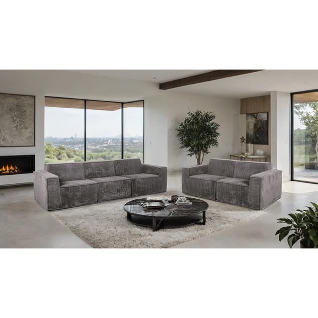  Furniture of America Kimara FM62100DG-SF-PK Sofa IMAGE 1