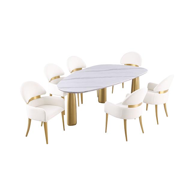  Furniture of America Northam FM37005WH-T-5PC 5 Pc Dining Table Set IMAGE 1