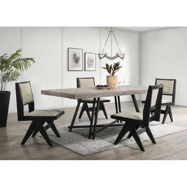  Furniture of America Tottenham FM3222BK-T Table IMAGE 1