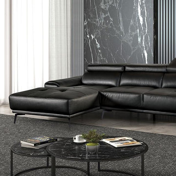  Furniture of America Vadso FM69005BK-SECT-L Sectional IMAGE 1