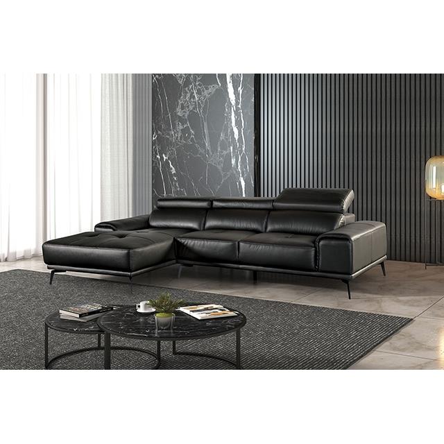  Furniture of America Vadso FM69005BK-SECT-L Sectional IMAGE 1