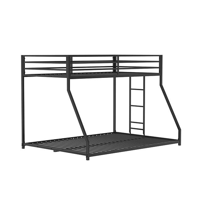  Furniture of America Rothwell FM-BK1200BK-TF Twin/Full Metal Bunk Bed IMAGE 2