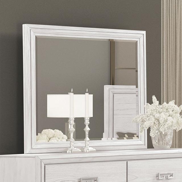  Furniture of America Basilone FM7440WH-M Mirror IMAGE 1