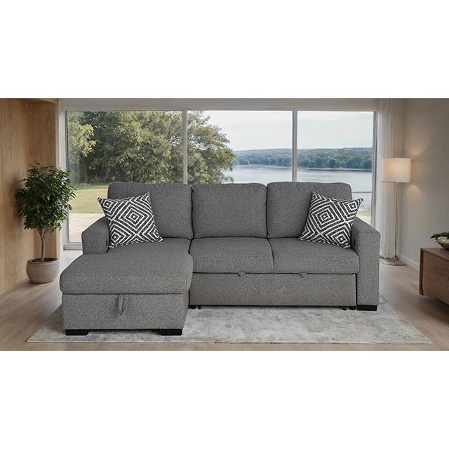  Furniture of America Chatham FM64005GY-SECT-L Sectional IMAGE 3