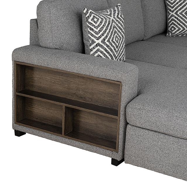  Furniture of America Chatham FM64005GY-SECT-L Sectional IMAGE 7