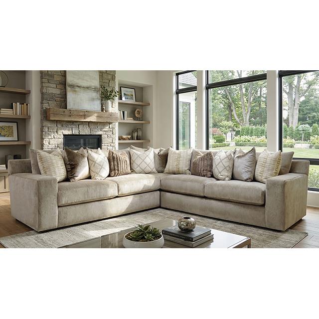  Furniture of America Lymington SM6095-SECT Sectional IMAGE 1