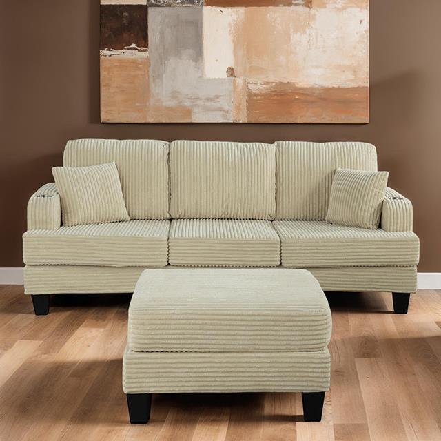  Furniture of America Moretaine SL6932BG-SF-PK Sofa IMAGE 1