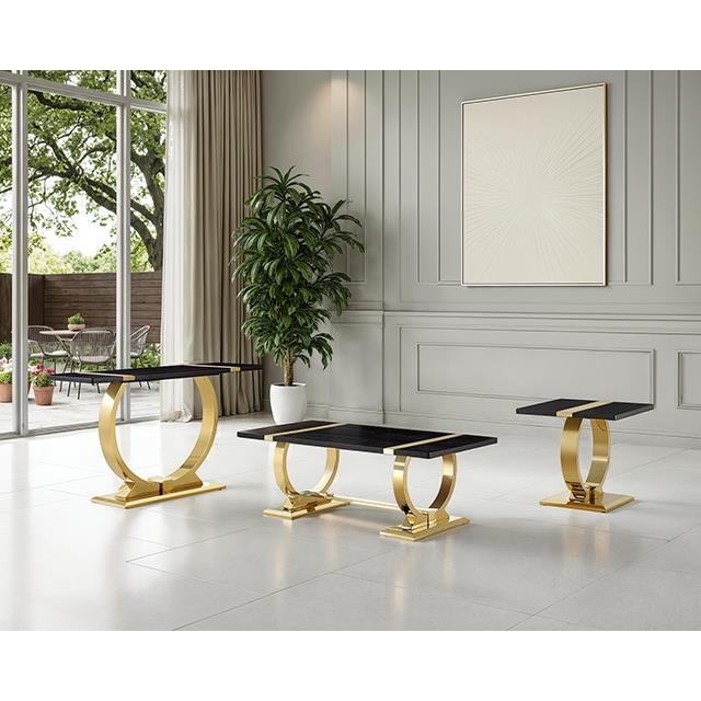  Furniture of America Horsham FM47019GD-E End Table IMAGE 2