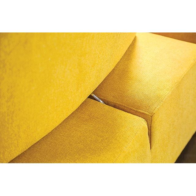  Furniture of America Stavanger FM63001YL-C 2-Seater with Square Ottoman IMAGE 4