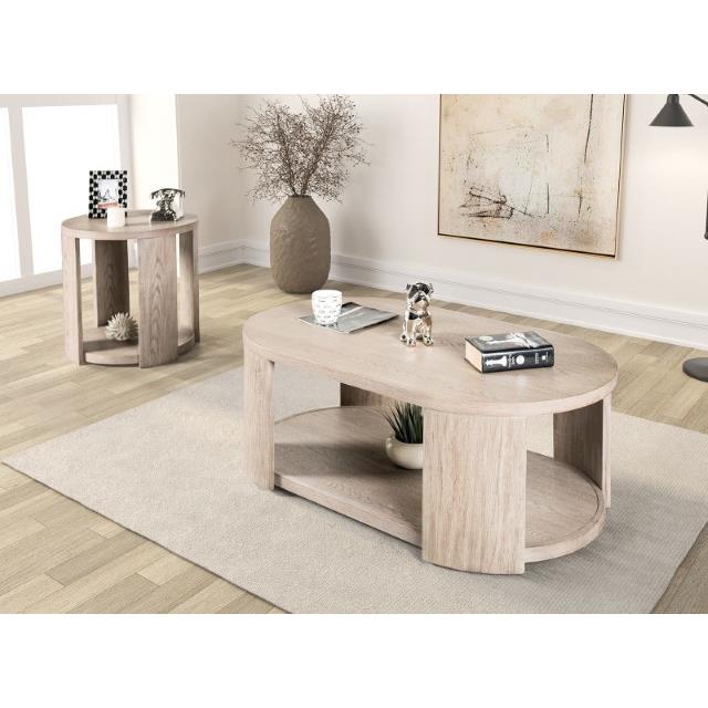  Furniture of America Conisbrough FM49004AK-E Round End Table IMAGE 5