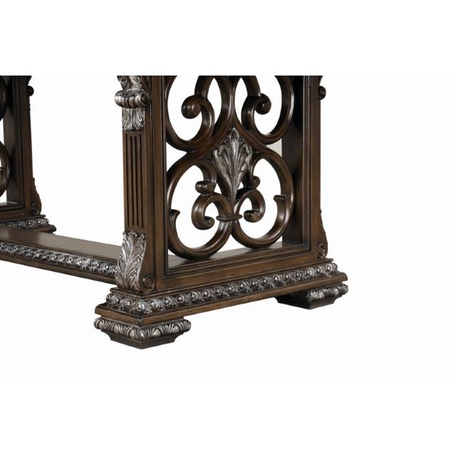  Furniture of America Promenade FM31002DB-T-9PC 9 Pc Dining Table Set IMAGE 7