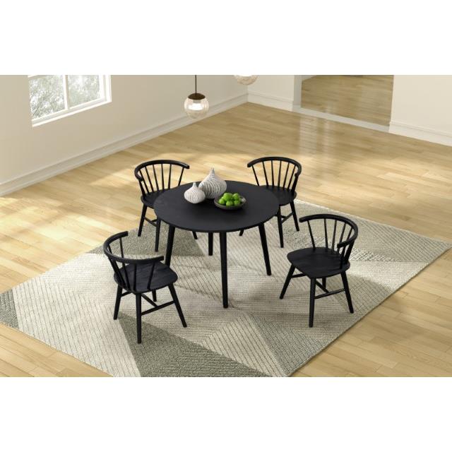  Furniture of America Yate FM3102BK-RT-5PC 5 Pc Dining Table Set IMAGE 1