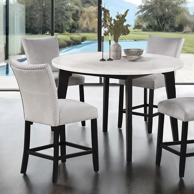  Furniture of America Sabro FM3330BK-RT-5PC 5 Pc Dining Table Set IMAGE 1