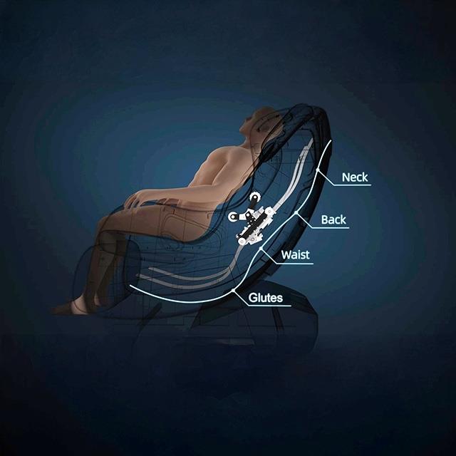  Furniture of America Calmridge MC0001WH Massage Chair IMAGE 5