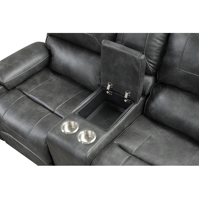  Furniture of America Tepic TM6012GY-LV Loveseat IMAGE 3