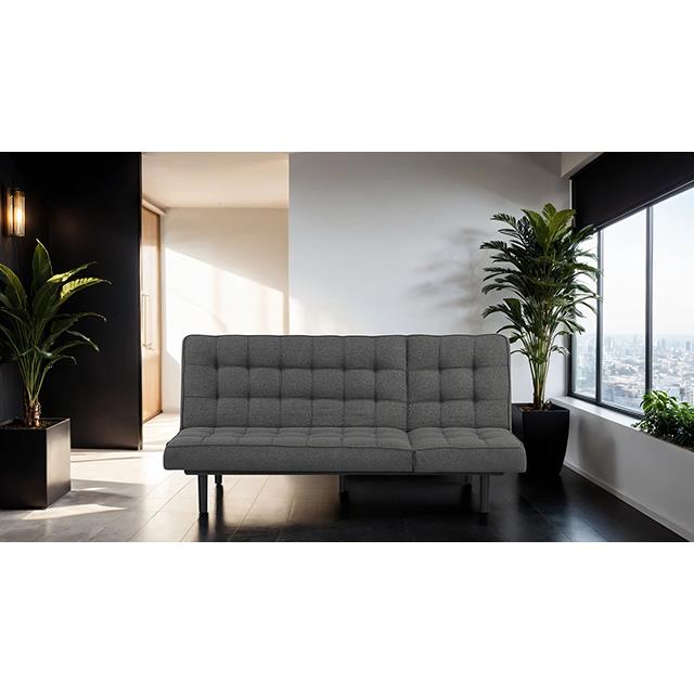  Furniture of America Naperville FM2802DG Futon Sofa IMAGE 1