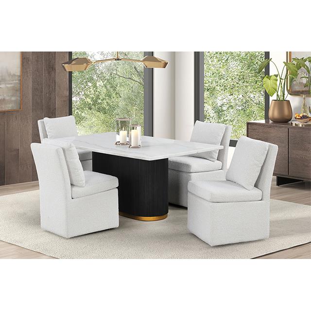 Furniture of America Broager FM3000WH-SC Dining Chair IMAGE 1