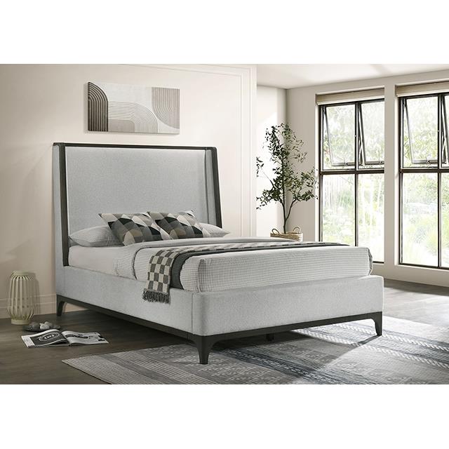  Furniture of America Kelso FM72008DG-Q-BED Queen Bed IMAGE 1