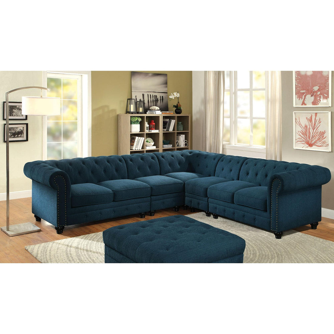  Furniture of America Stanford CM6270TL-CH Armless Chair IMAGE 1