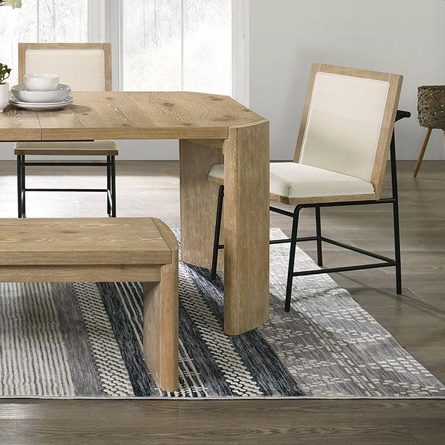 Furniture of America Edenbridge FM3220AK-T-TABLE Dining Table IMAGE 2