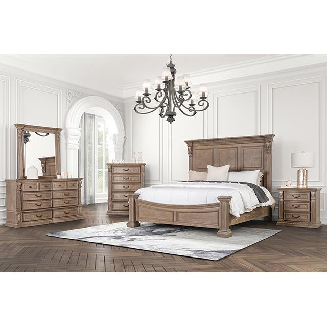  Furniture of America Seven Oaks FM7418AK-Q-BED Queen Bed IMAGE 2