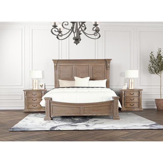  Furniture of America Seven Oaks FM7418AK-Q-BED Queen Bed IMAGE 3