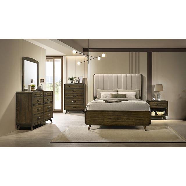  Furniture of America Eastlin FM72029WN-M Mirror IMAGE 1