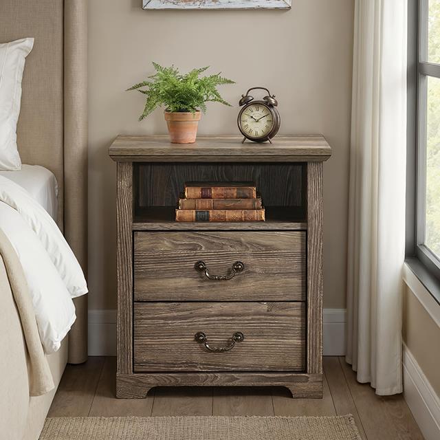  Furniture of America Amble SL7200DG-N Nightstand IMAGE 1