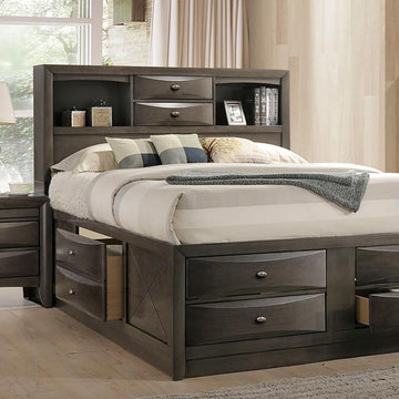  Furniture of America Zosimo FM7210GY-F-BED Full Bed IMAGE 1