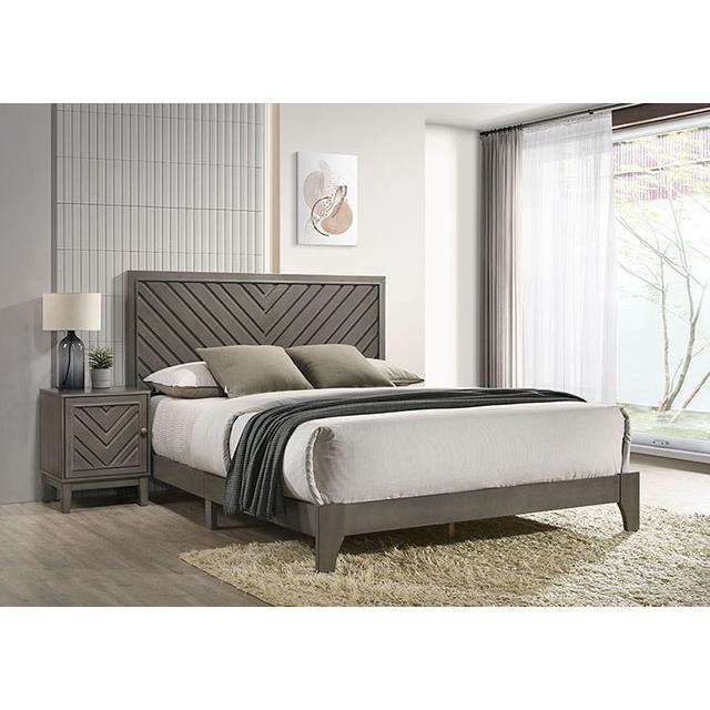  Furniture of America Vitas TM7501GY-Q Queen Bed IMAGE 2