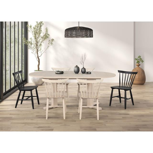  Furniture of America Hines FM3101NT-OT Oval Dining Table IMAGE 3