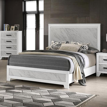  Furniture of America Darlene FM72018WH-Q-BED Queen Bed IMAGE 1