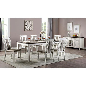  Furniture of America Halsey CM3142T-7PC 7 Pc Dining Table Set IMAGE 1