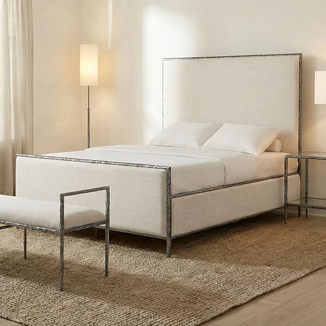  Furniture of America Valda FM77000GY-EK-3A King Bed IMAGE 1