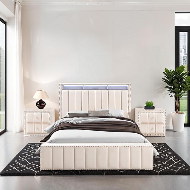  Furniture of America Farese SL7001BG-F-BED Full Bed IMAGE 1