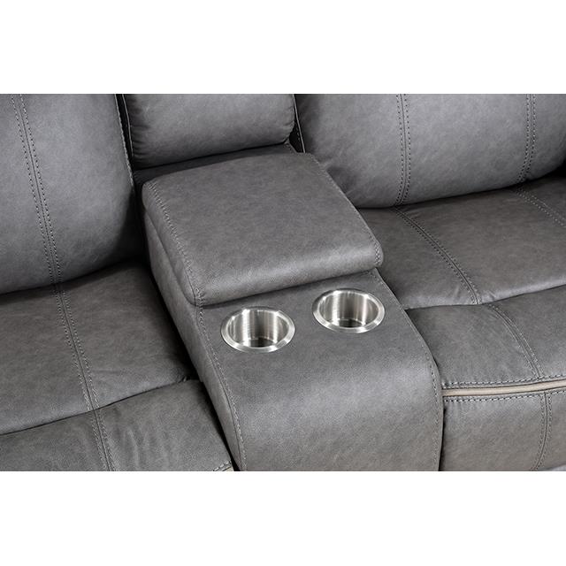  Furniture of America Agata NX6001WG-LV Glider Recliner Loveseat IMAGE 3