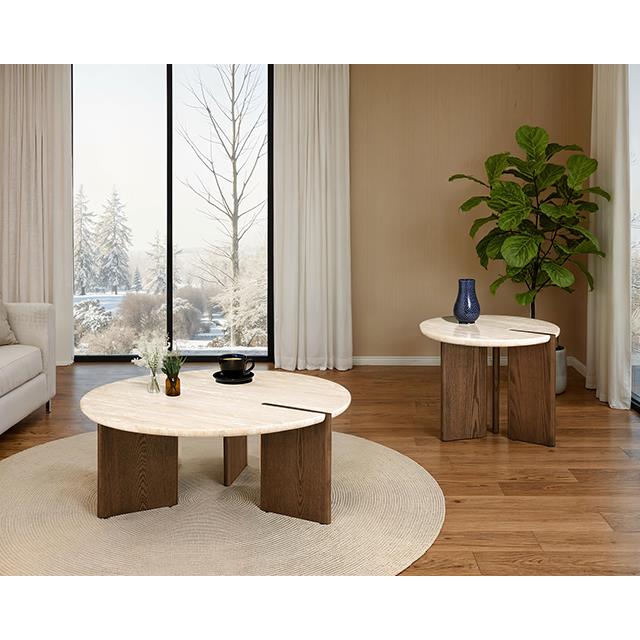  Furniture of America Olney FM47012BR-C Coffee Table IMAGE 1