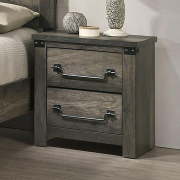  Furniture of America Britonale FM7218GY-N Nightstand IMAGE 1