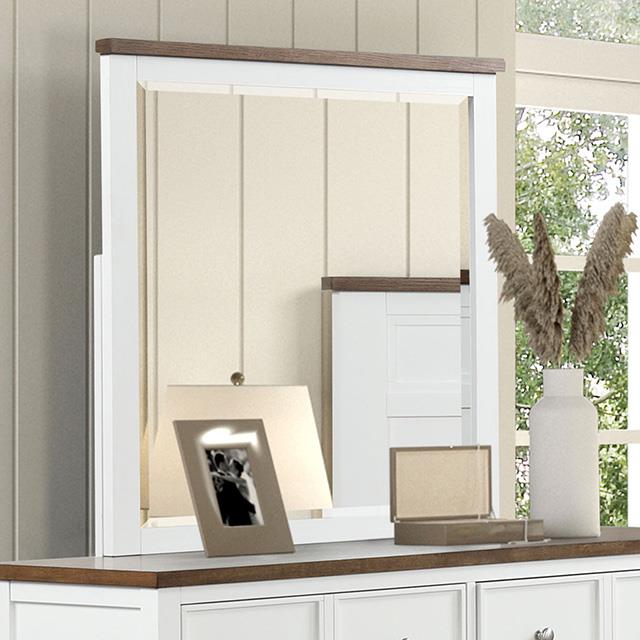  Furniture of America Pinetop FM7171WH-M Mirror IMAGE 1