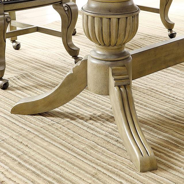  Furniture of America Melina CM-GM367GY-T-7PC 7 Pc Dining Table Set IMAGE 4