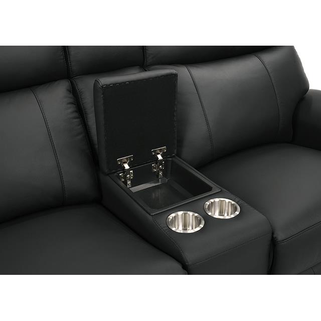  Furniture of America Oliverus FM69009BK-SECT-PM Power Sectional IMAGE 7