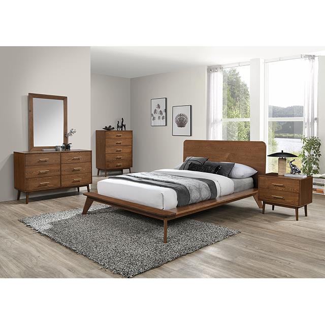  Furniture of America Stathelle FM7222WN-EK-BED King Bed IMAGE 2