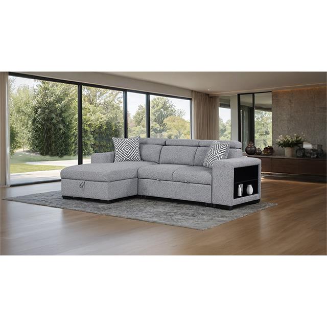  Furniture of America Chatteris FM64000GY-SECT-L Sectional IMAGE 1