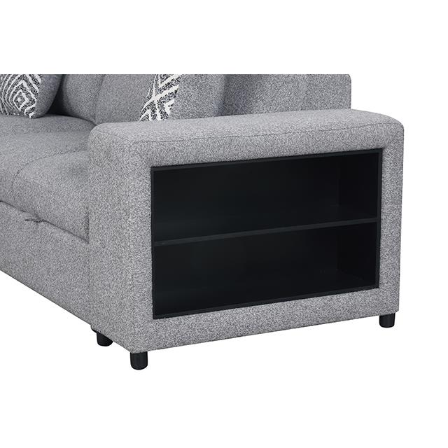  Furniture of America Chatteris FM64000GY-SECT-L Sectional IMAGE 5