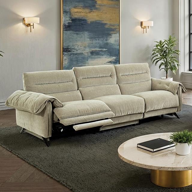  Furniture of America Morley CM9943TP-SF-PM-PK Power Sofa IMAGE 1