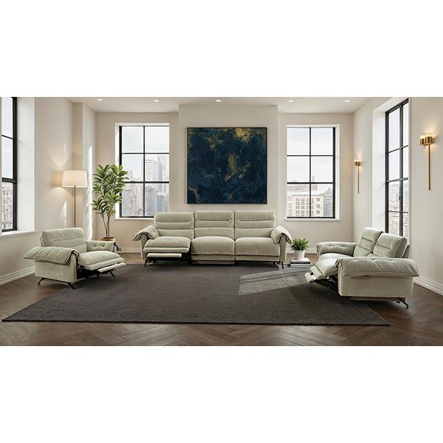  Furniture of America Morley CM9943TP-SF-PM-PK Power Sofa IMAGE 2